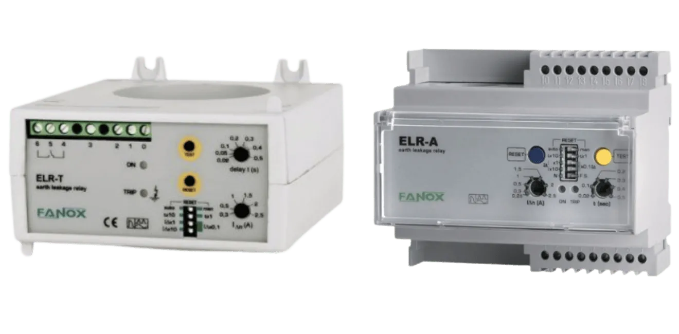 ELR-A / ELR-T – Earth Leakage Multirange Relay with BUILT-IN Toroidal Transformer